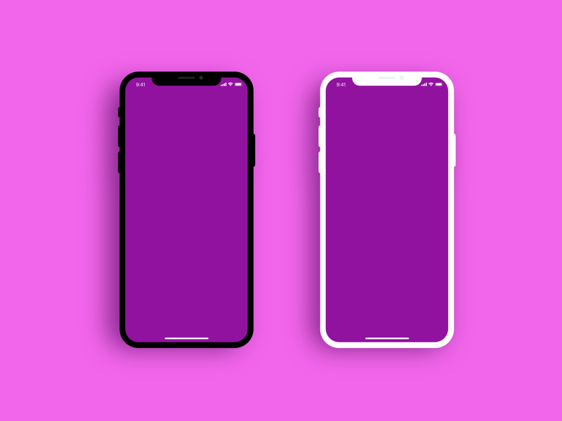 Iphone X sketch mock up by Jose Bento on Dribbble