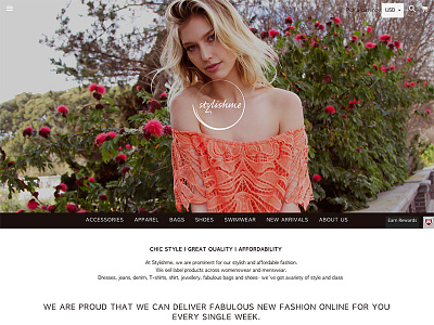 Stylishme design ecommerce fashion shopify webdesign website