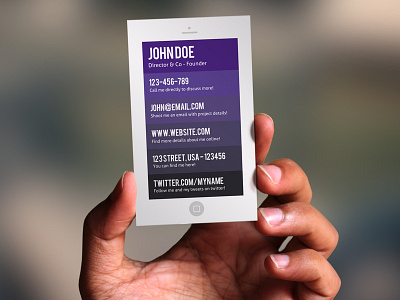 Free Smart Phone Business Card