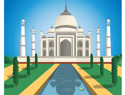 THE TAJ graphic design