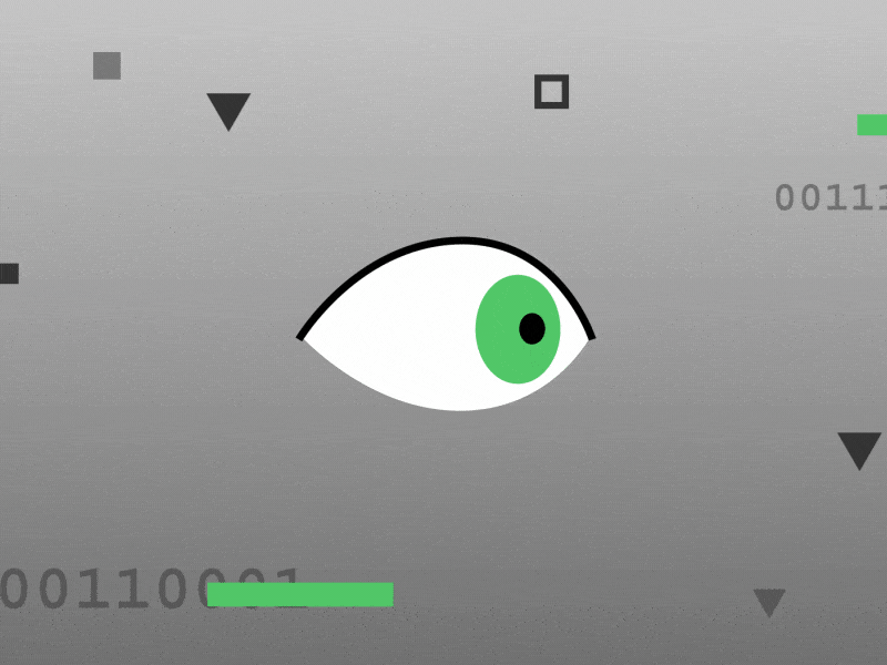 Harvard Business Review & Insight motion graphics motion design cloud data eye frame by frame cel after effects animation