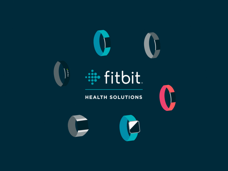Fitbit Health Solutions after effects animation explainer fitbit hand health motion motion design phone