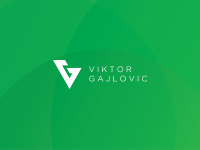 Viktor Gajlovic Logo branding friend gajlovic green logo ui ux viktor