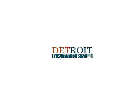 Battery Detriot brand identity branding logo