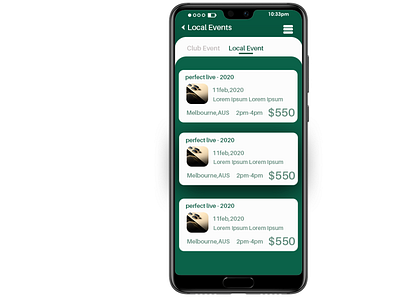 Events app. event app mobile app design mobile design mobile ui