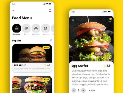 Mobile UI brand identity food app mobile app design mobile ui