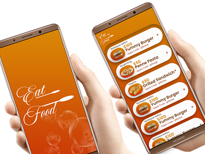 Eating point app. brand design brand identity branding mobile app design mobile ui