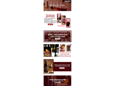 Email Marketing - Wine Shop brand design brand identity branding email design email marketing