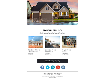 Email Marketing - Real Estate brand design brand identity email design email marketing email template
