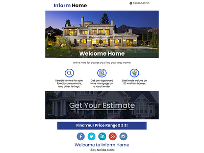 Email Template - Real Estate brand design brand identity branding email design email marketing