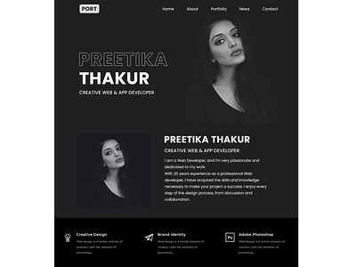 Template des 7 brand design brand identity branding homepage design landing page design