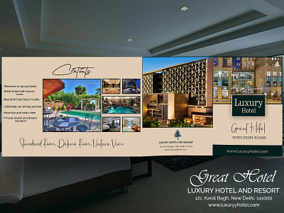 Brochure - Hotel brand design brand identity branding brochure design brochure template