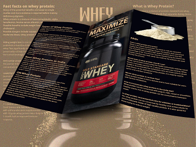 Brochure - Supplements brand design brand identity branding brochure design brochure template