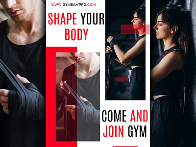 Flyer - Gym & Fitness brand design brand identity branding fitness flyer flyer design gym flyer