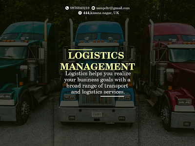 Poster/Cover - Logistics & Transportation