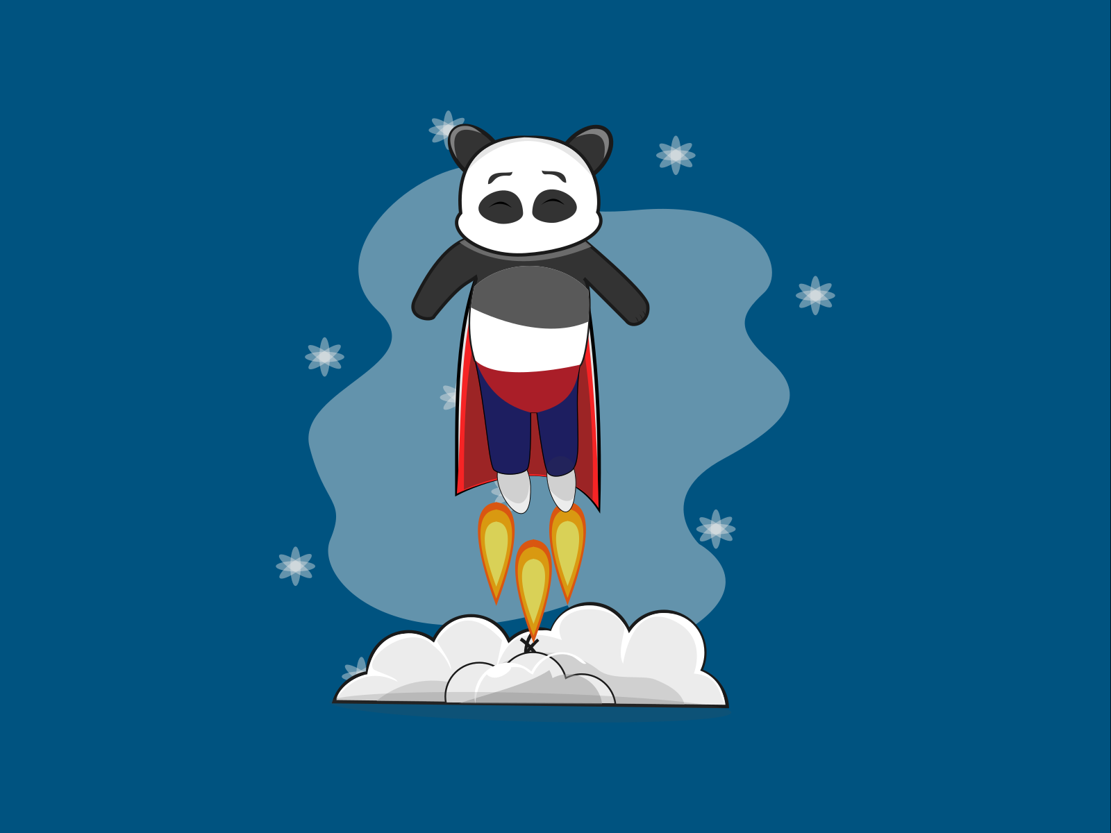 Superman From Panda by Muhammad deden saputra on Dribbble