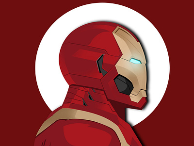 ironman design art illustration art vector illustration