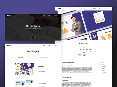 Website Portfolio bootcamp landingpage portfolio uiux website