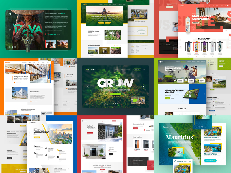 Best 9 Projects of 2020 clean design drawingart photoshop responsive ui ux web webdesign website
