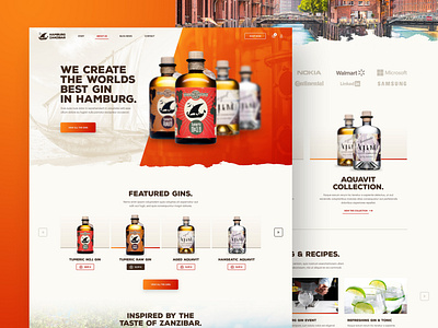 Hamburg Zanzibar alcohol aqua beverage design drawingart drink gin hamburg minimal responsive tonic ui ux web webdesign website zanzibar