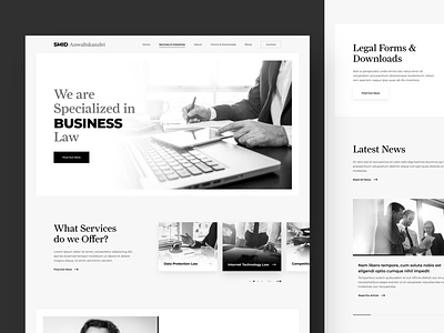 SMID Lawyers design drawingart government law lawyer lawyers legal responsive ui ux web website