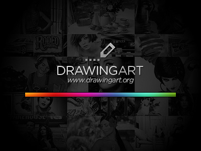 DrawingArt agency design drawingart flash layout logo studio website www.drawingart.org