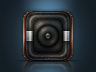 iOS Leather Icon