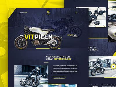 Husqvarna bike clean design drawingart husqvarna motorcycle responsive ui ux web webdesign website