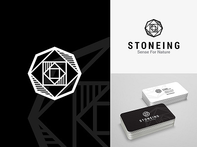 Stoneing Logo biz brand branding cards cgi design drawingart engineering logo stone vector