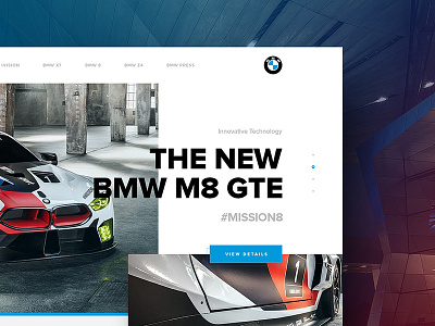 BMW Future bmw car clean design drawingart future minimal responsive ui ux webdesign website