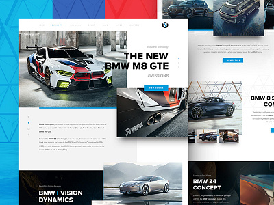 BMW Future bmw car clean design drawingart future minimal responsive ui ux webdesign website