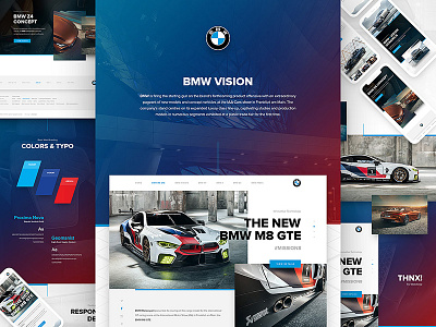 BMW Future on Behance behance bmw car clean design drawingart minimal responsive ui ux webdesign website