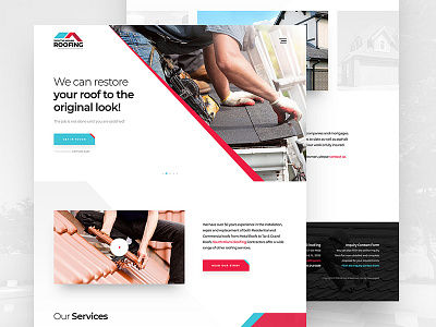 South Miami Roofing design drawingart miami responsive roof roofing ui ux web website