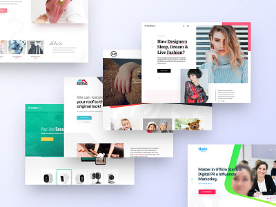 2018 Web Design on Behance