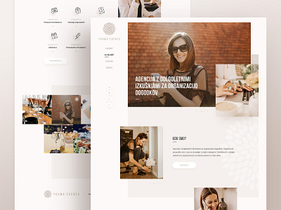 YOUMA ' Events clean css design drawingart html layout minimal photoshop responsive ui uiux ux web webdesign website