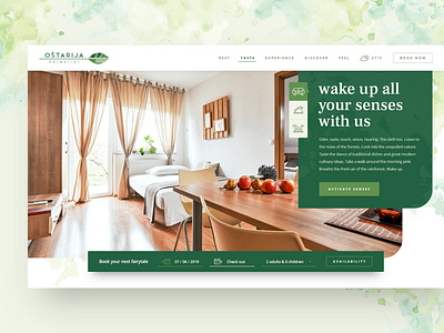 Ostarija Herbelier clean design drawingart minimal photoshop responsive ui ux web website