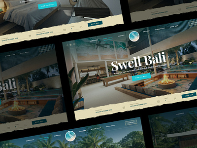 Swell Bali bali design drawingart food friends hotel kite kiting layout photoshop resort responsive socialize surf surfing ui ux web webdesign website