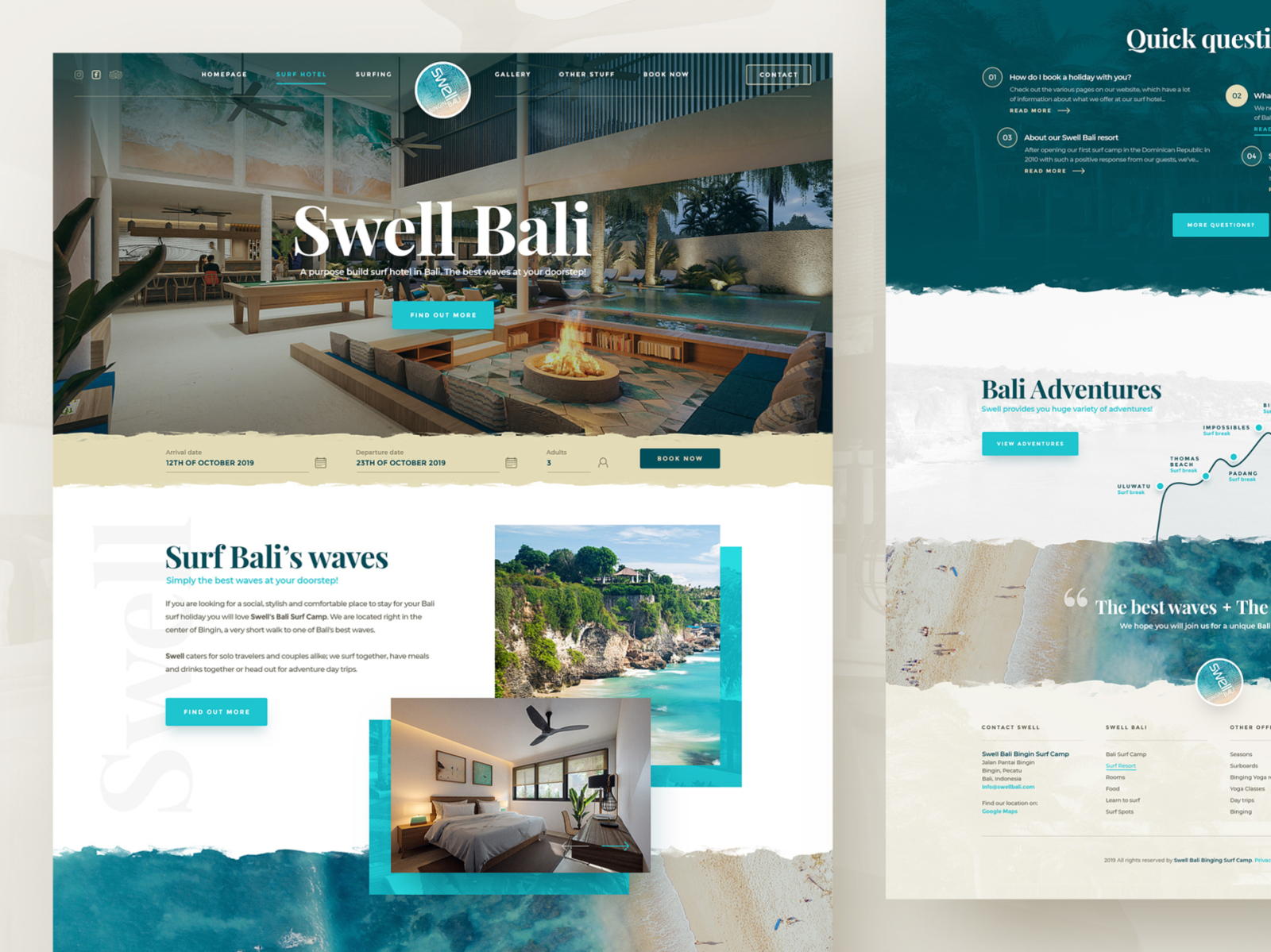 Swell Bali By Miro Drawingart On Dribbble