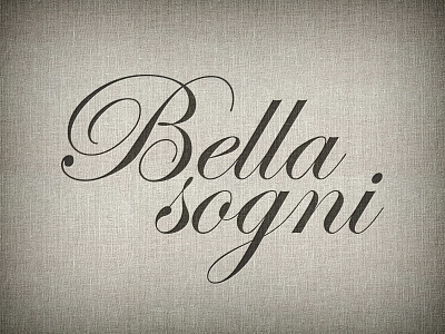Bella Sogni beautiful beds bella bella sogni designer drawingart dream headboards illustrator logo logotype photoshop sogni