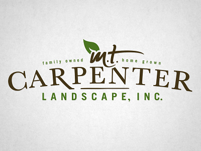 M.T. Carpenter Landscape Logo