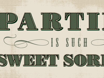 Parting is such Sweet Sorrow parting retro type vintage