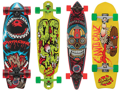 Various Santa Cruz Boards