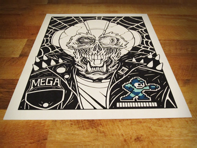 Mega fan fan illustration loading meat mega megaman pitchgrim raw