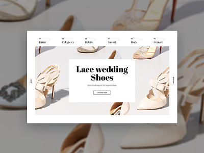 Happy time - Wedding project ecommerce menu psd shoes shopping slide ui ux web template wedding