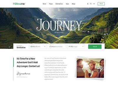FollowMe – Booking tours and travel project - Coming soon...