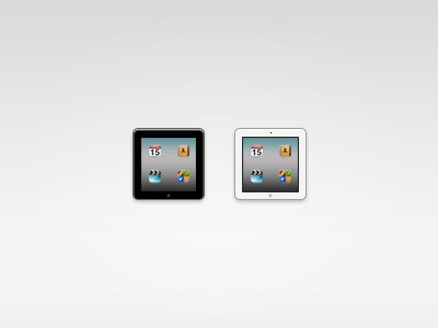 iPad 64px Icons 64px app black icon ipad white