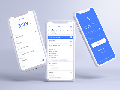 Time Tracking & Business Expenses Tool analysis app app ui calendar clean dashboard design flatdesign resources tracking technology time tracking ui ux work tracking