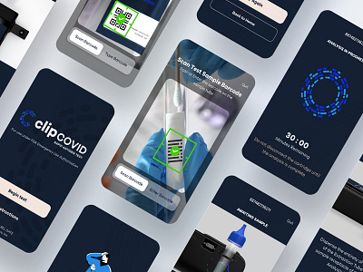 COVID Antigen Test App Design