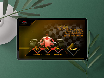 Car Racing Game User interface