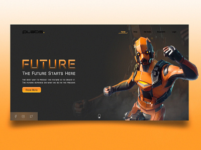 future landing page concept 2021 bestshot design future future design graphic design landing page photoshop ui uid uidesign uishot uiux web design web page